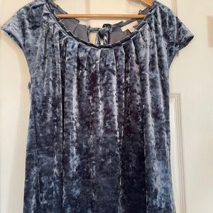 Lauren Conrad Crushed Velvet top